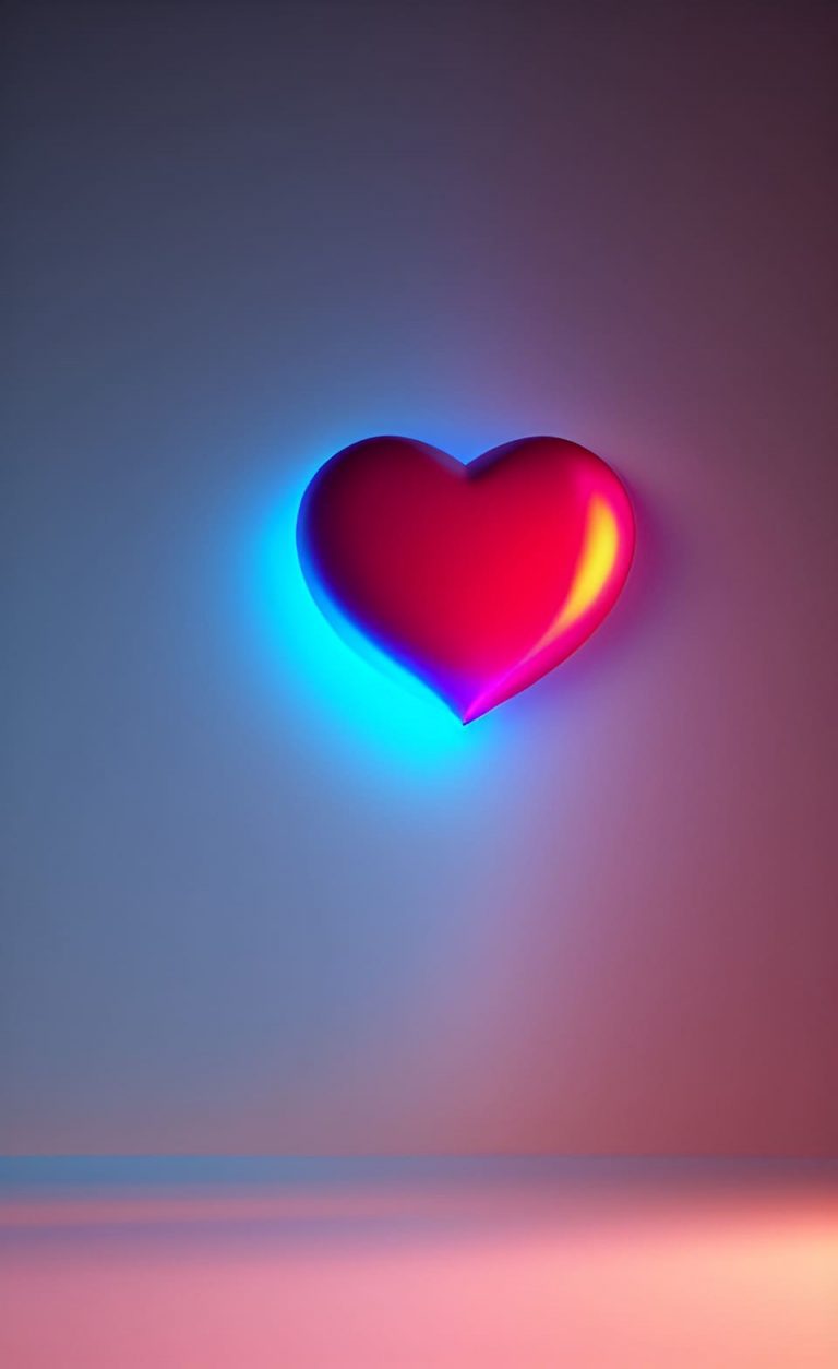 Heart Phone Wallpapers | 100 Images