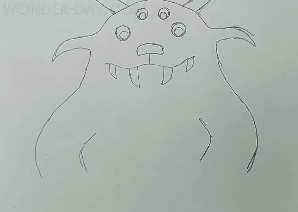 Cómo dibujar monstruos de Garten of Banban 3