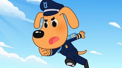 Safety Sheriff Labrador Coloring Pages