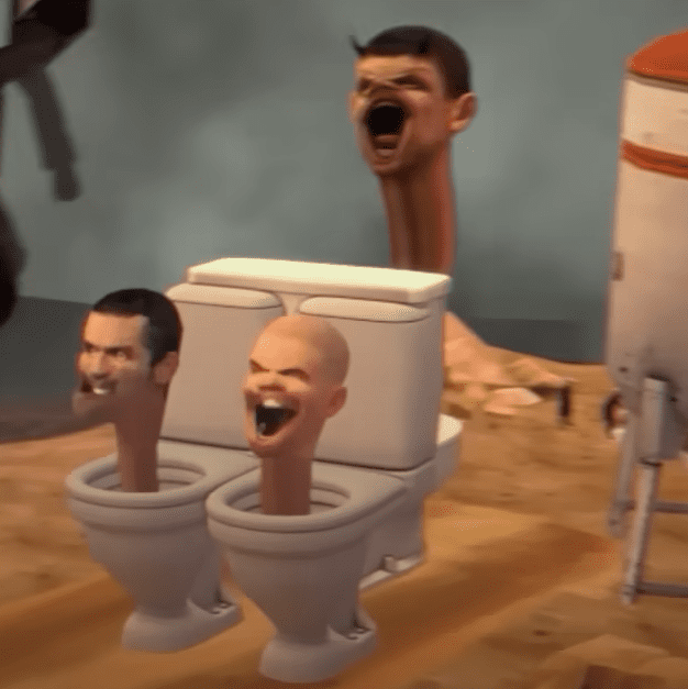 Skibidi Toilet three heads