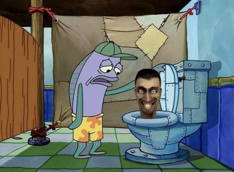 Sponge Bob Skibidi Toilet