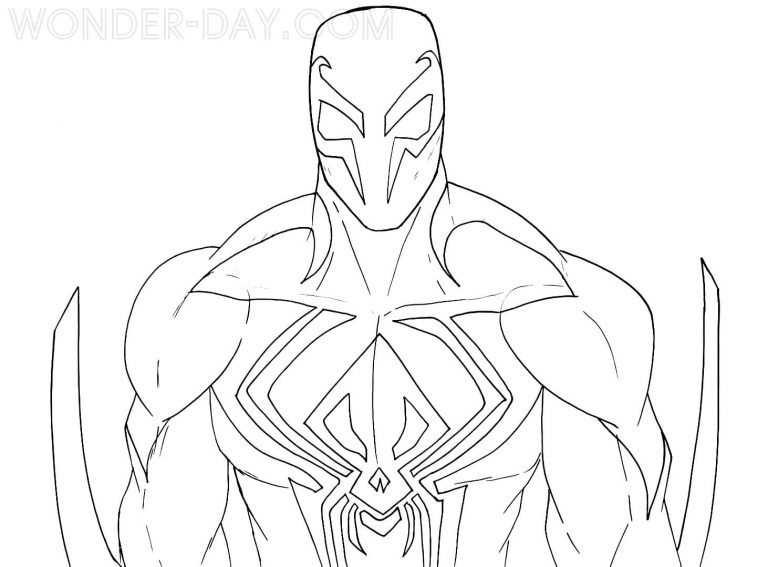 Spider-Man: Across the Spider Coloring Pages | WONDER DAY — Coloring ...