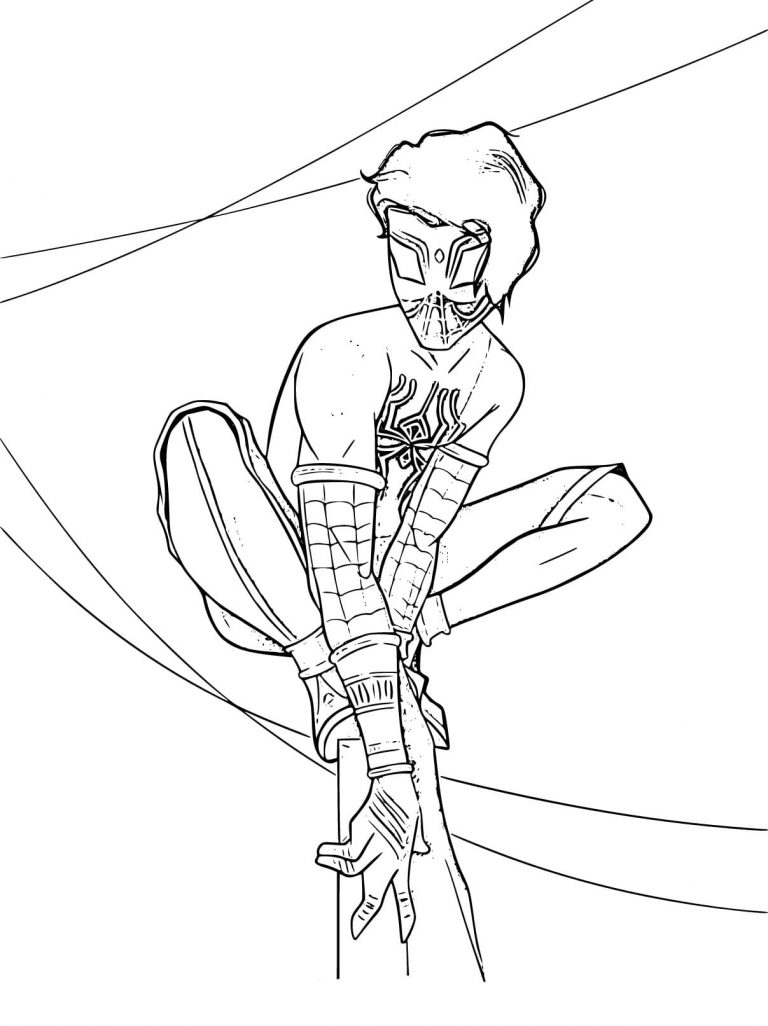 Spider-Man: Across the Spider Coloring Pages | WONDER DAY — Coloring ...
