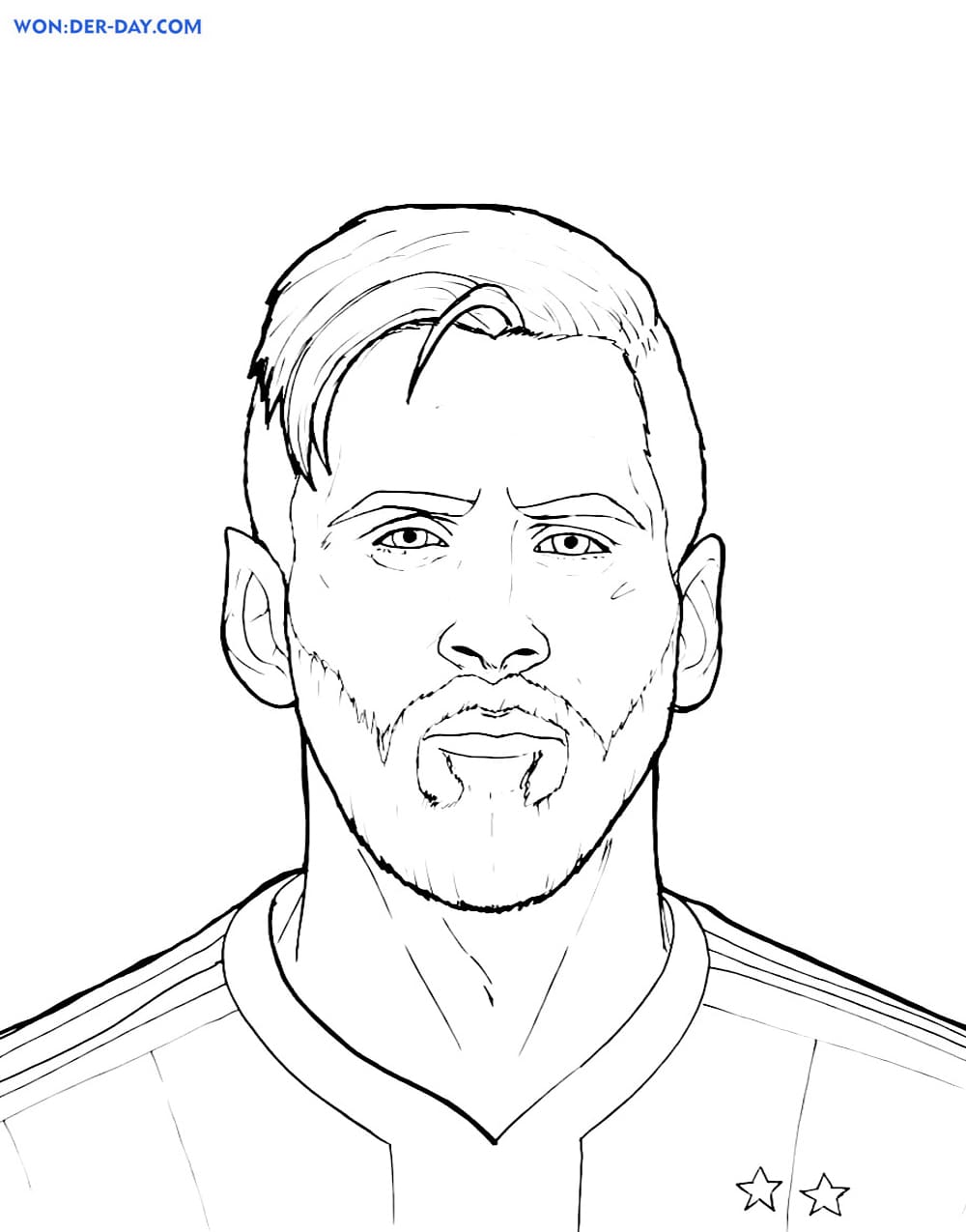 Lionel Messi Coloring Pages Print And Color 7167