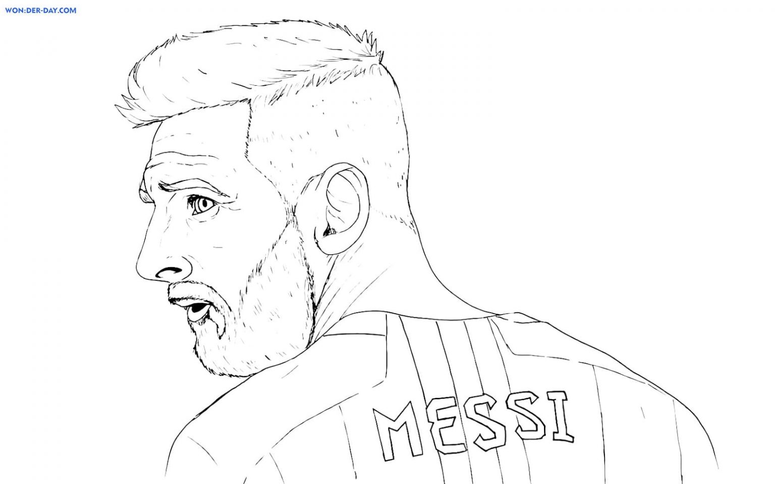 Lionel Messi Coloring Pages | Print and Color