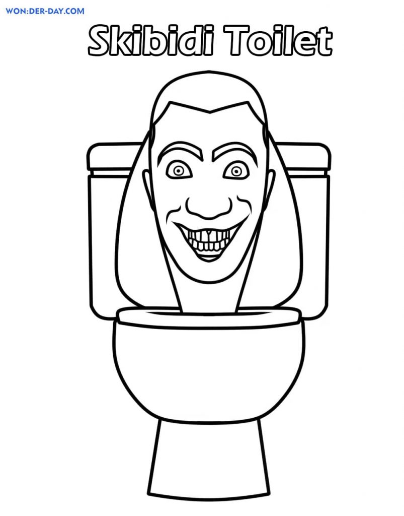 Toilette drôle de Skibidi