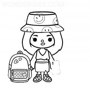 Ausmalbilder Toca Boca - Malvorlagen Kostenlose drucken