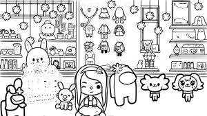 Toca Boca coloring pages - Printable coloring pages