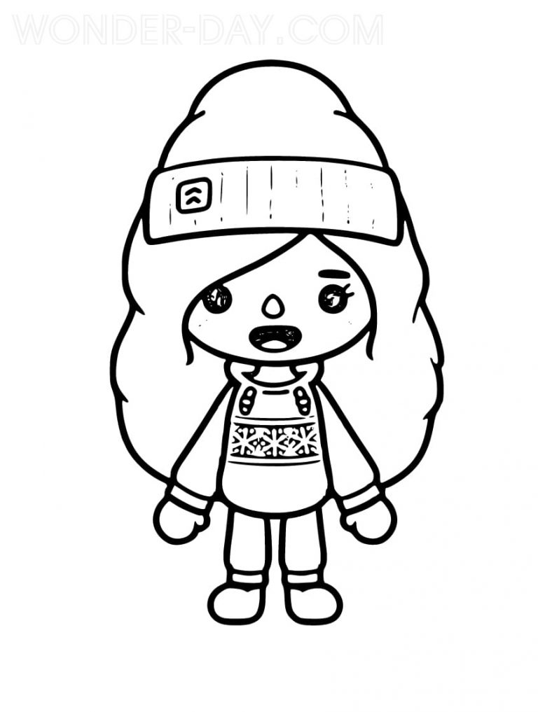 Toca Boca coloring pages - Printable coloring pages