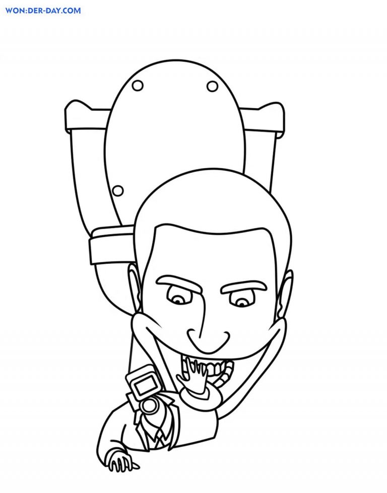 Skibidi Toilet Coloring Pages | 30 Free Coloring Pages