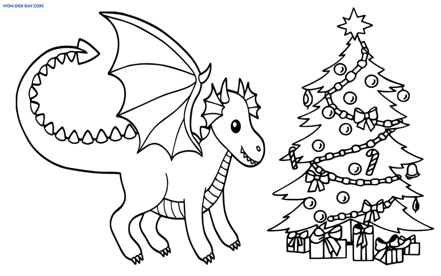 Year Of The Dragon 2024 Coloring Pages WONDER DAY Coloring Pages   Wonder Day Dragon 2024 Year Coloring Page 10 1536x960 