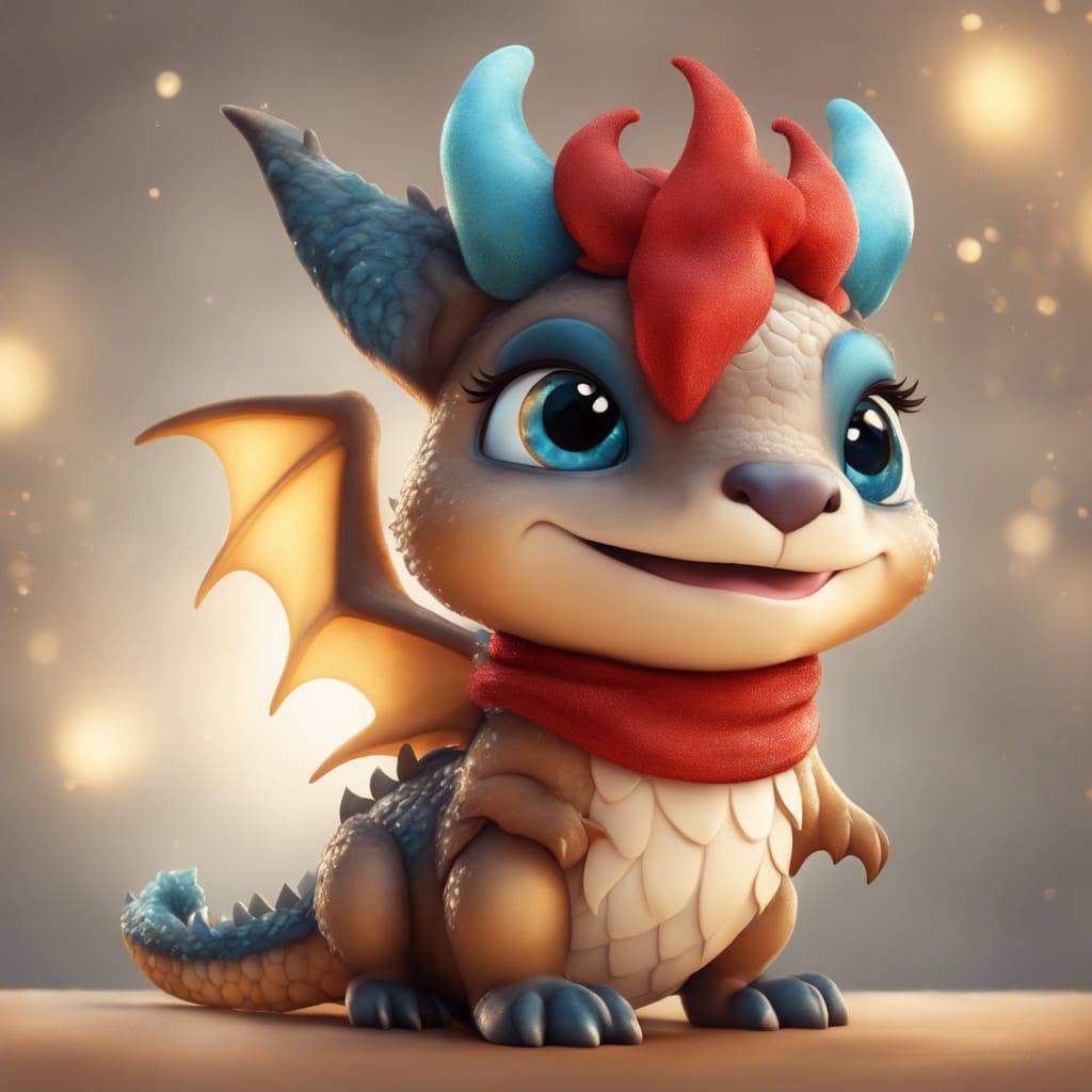 Cute dragon toy
