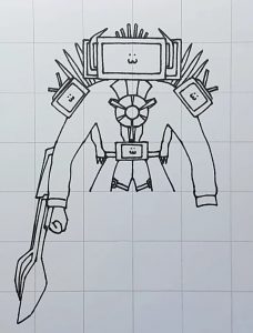 How to draw Titan TV Man | WONDER DAY — Coloring pages for children and ...