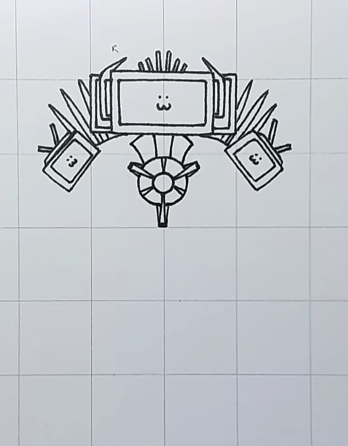 How to draw Titan TV Man