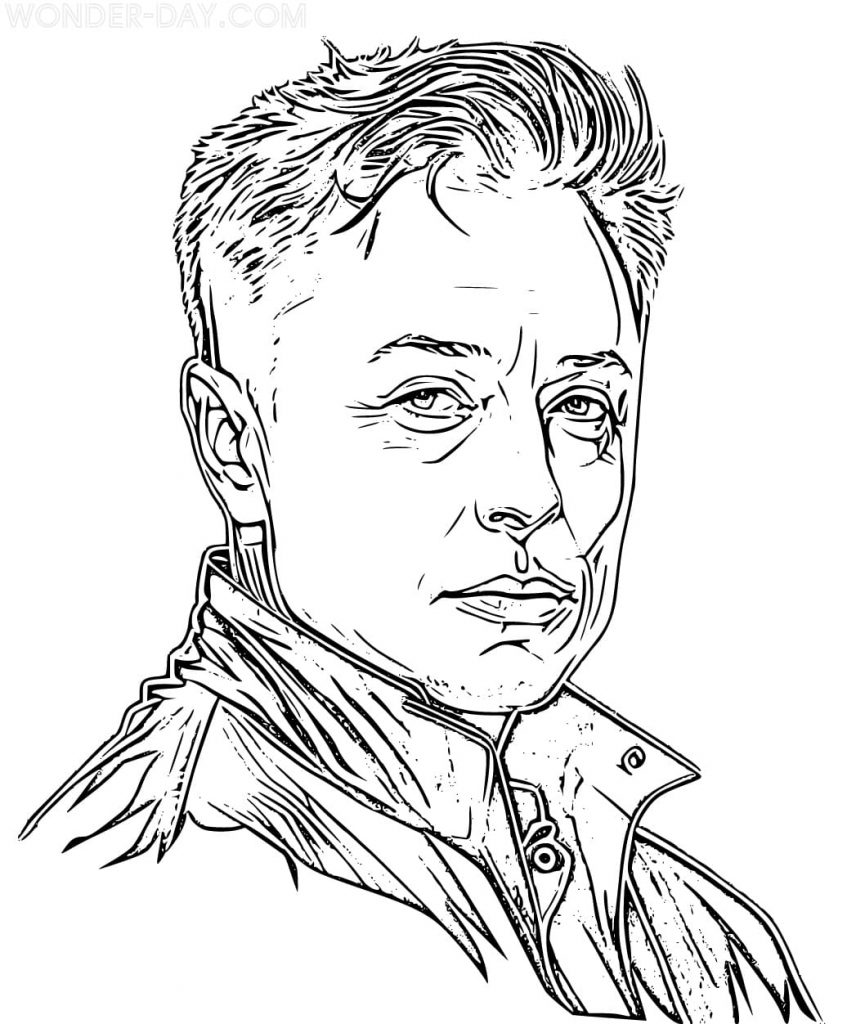 Ritratto di Elon Musk