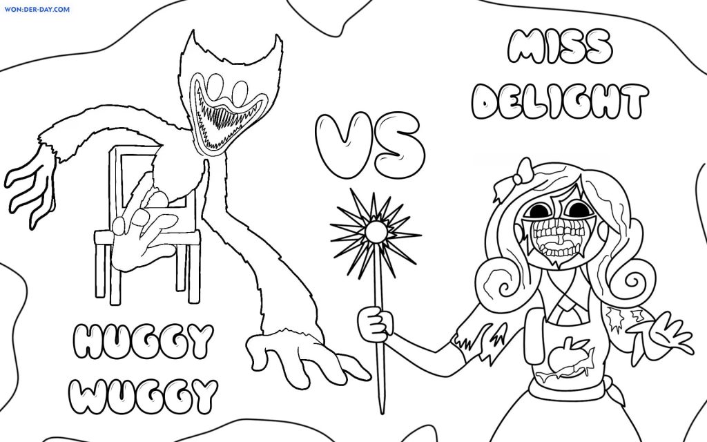 Huggy Wuggy vs Miss Delight