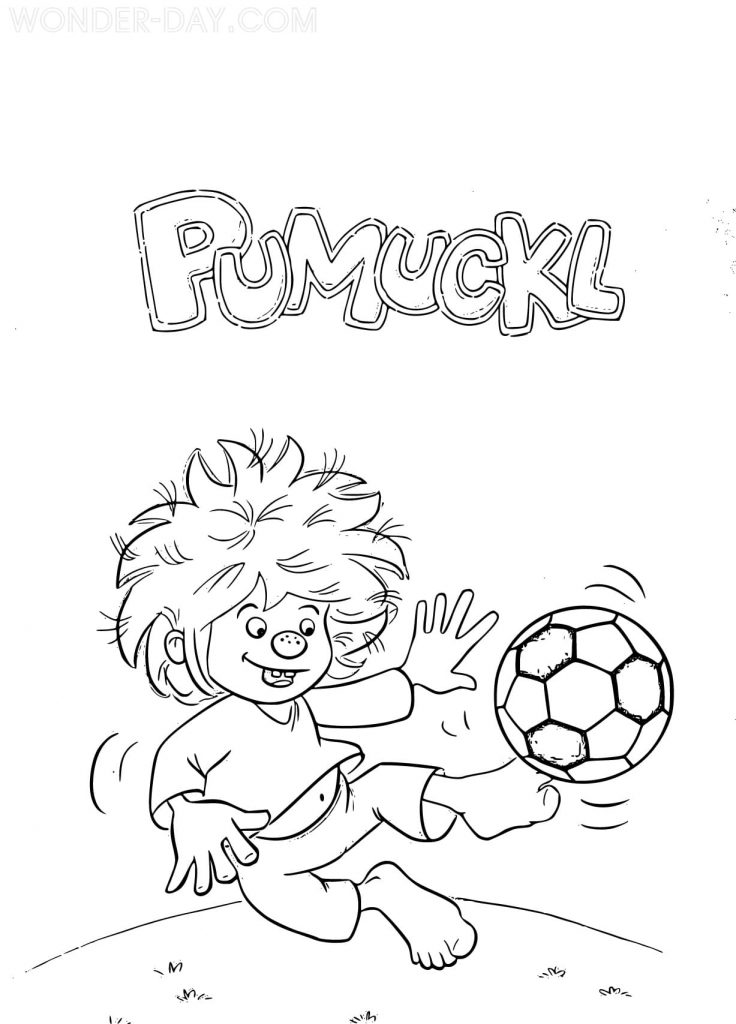 Pumuckl spielt Fußball