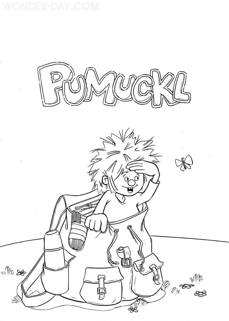 Ausmalbilder Pumuckl | WONDER DAY — Ausmalbilder für Kinder und Erwachsene