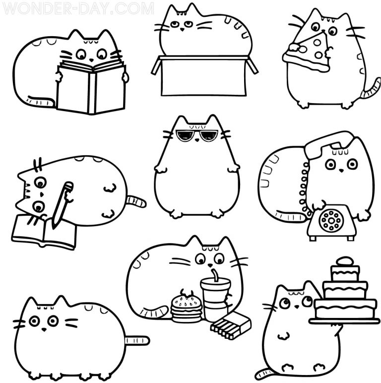 Stickers Coloring Pages | Download and Print for Free