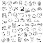 Stickers Coloring Pages | Download and Print for Free