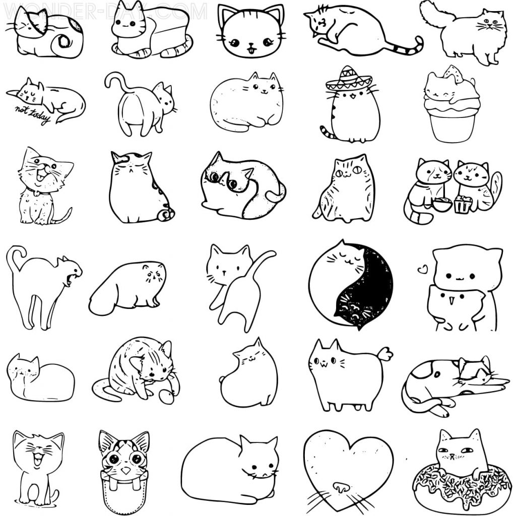 Kitten stickers