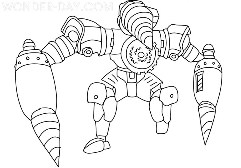 Titan Drillman Coloring Pages | Free Printable Coloring Pages