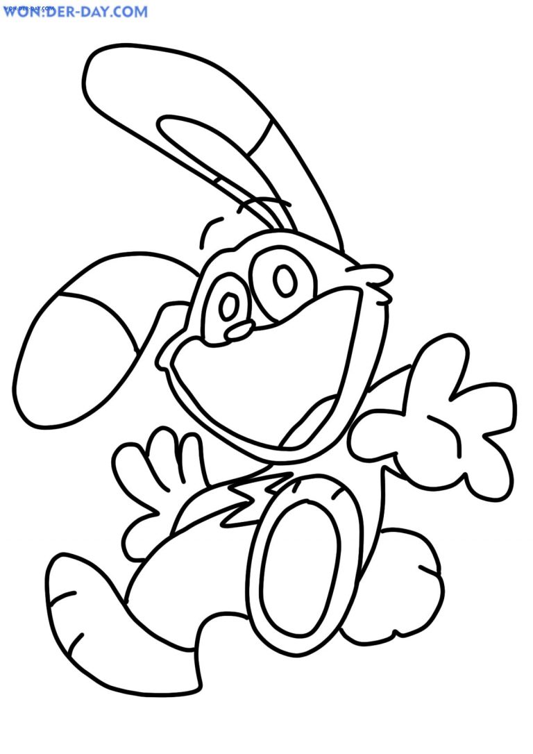 Smiling Critters Coloring Pages | WONDER DAY