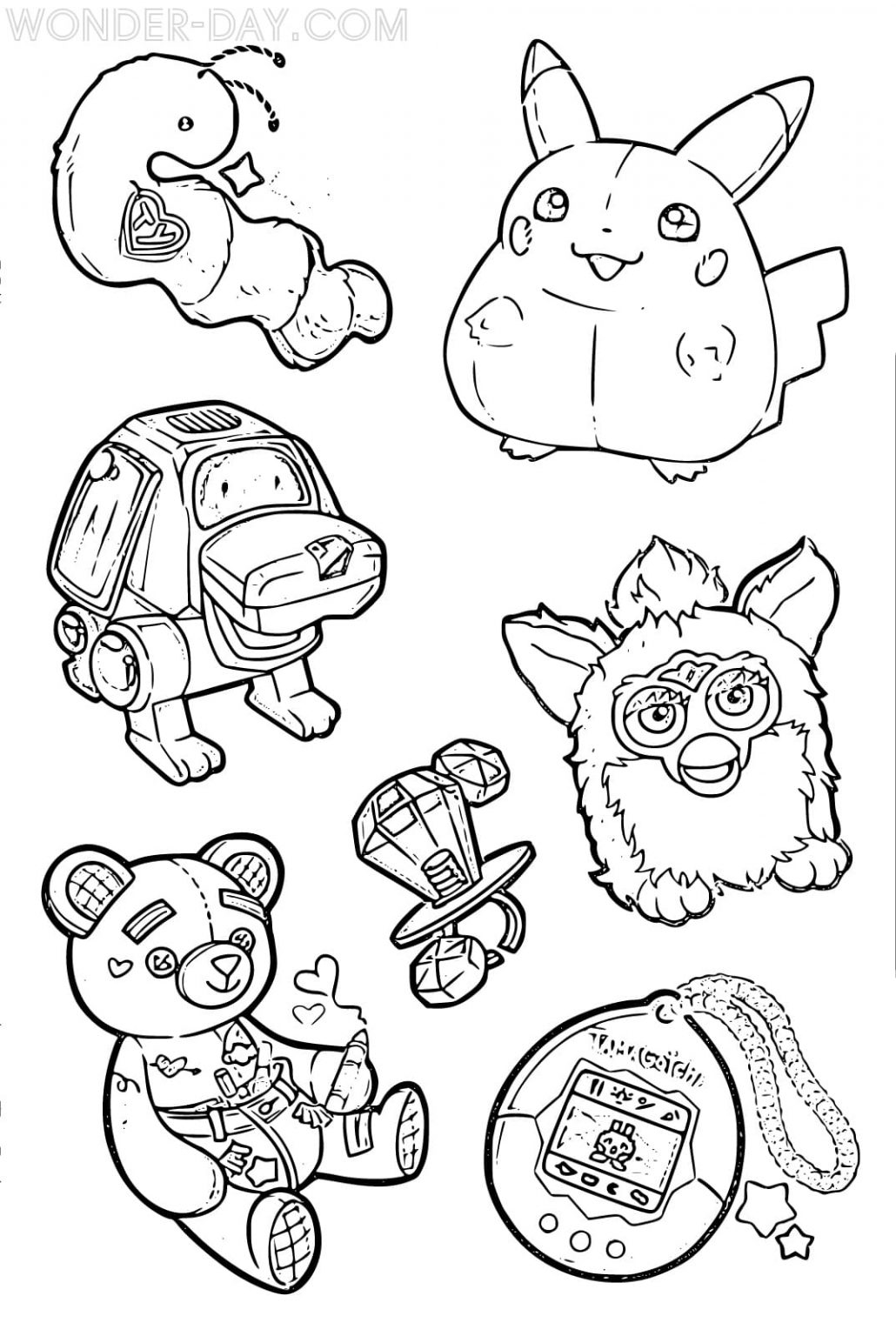 Y2K Coloring Pages Free Coloring Pages y2k-coloring-pages-free-coloring-pages