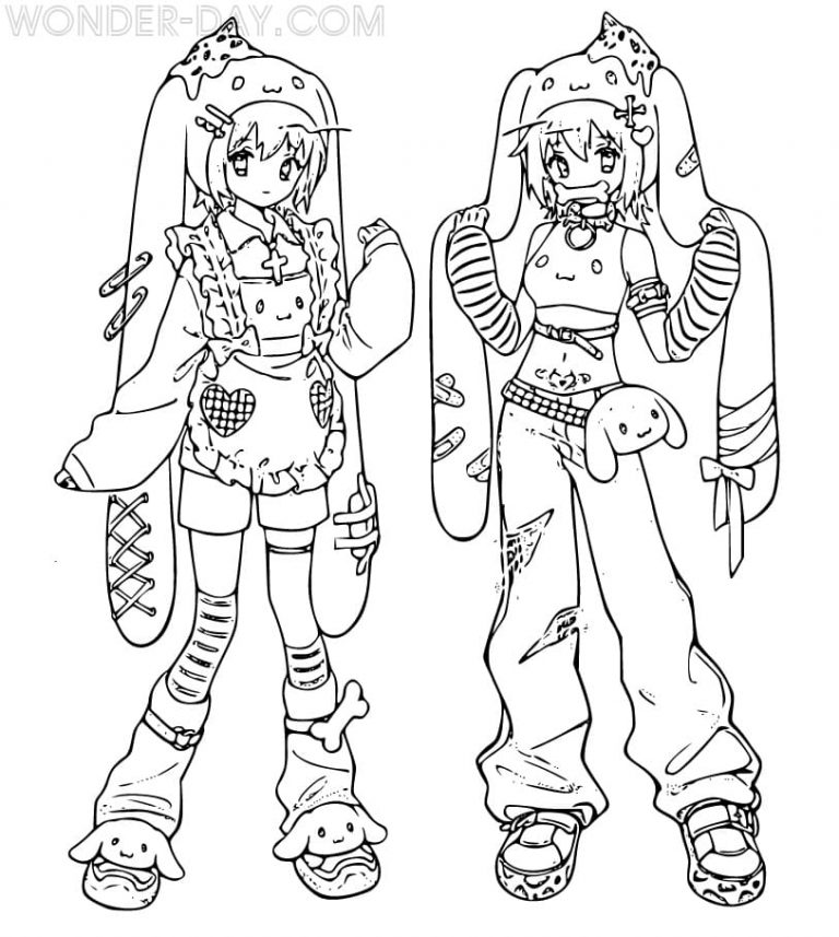 Y2K Coloring Pages Free Coloring Pages
