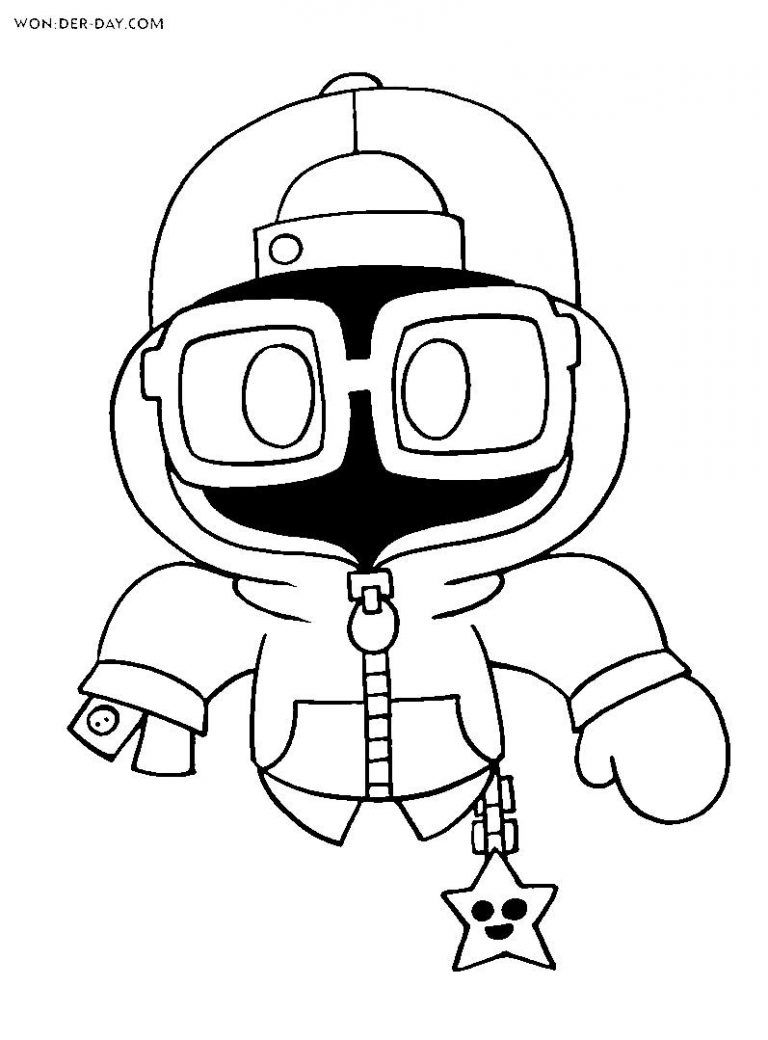 Shade Brawl Stars Coloring Pages | Wonder-Day
