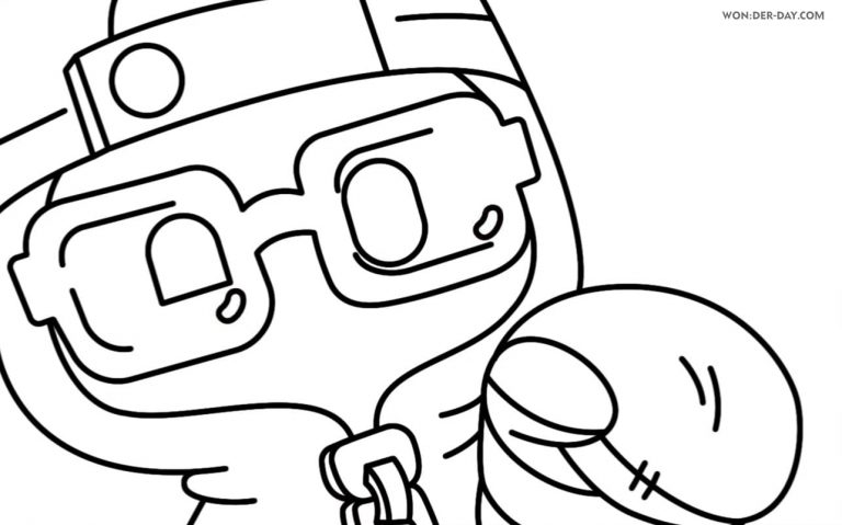 Shade Brawl Stars Coloring Pages | Wonder-Day