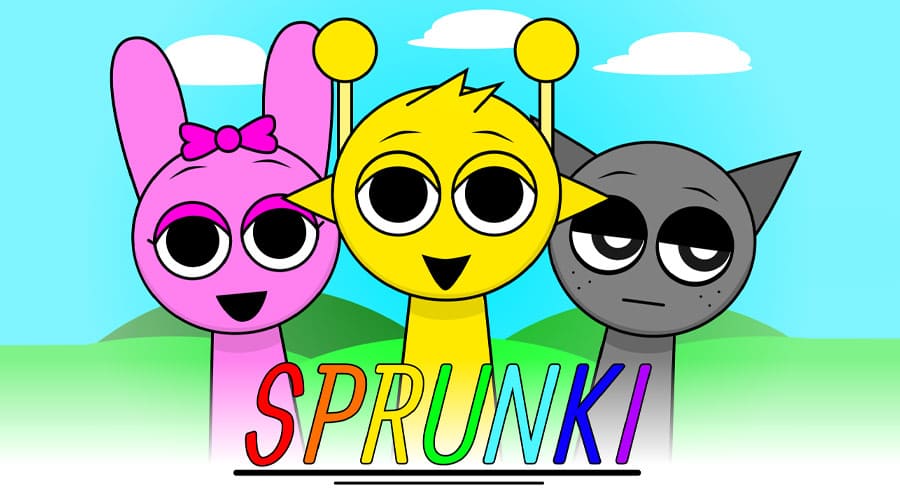 Desenhos de Sprunki para colorir