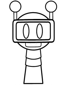 Sprunki Coloring Pages Printable - Wonder Day Sprunki Coloring Page 7 224x300 