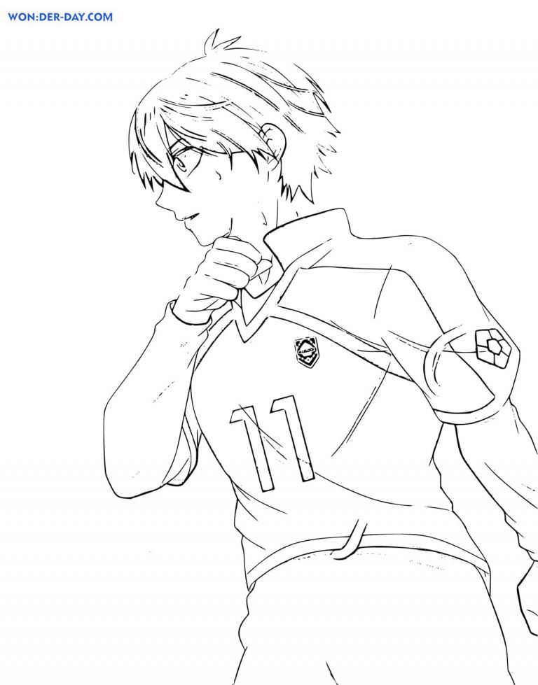 Blue Lock Coloring Pages WONDER - Wonder Day Blue Lock Coloring Pages 16 768x979 