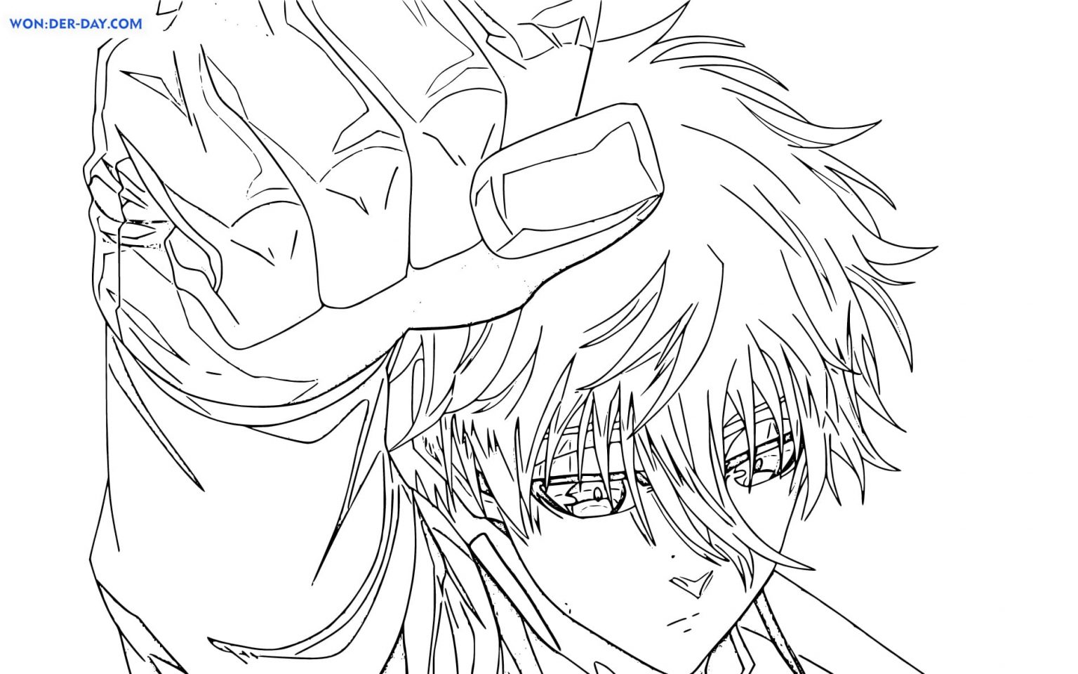 Blue Lock Coloring Pages WONDER - Wonder Day Blue Lock Coloring Pages 4 1536x960 