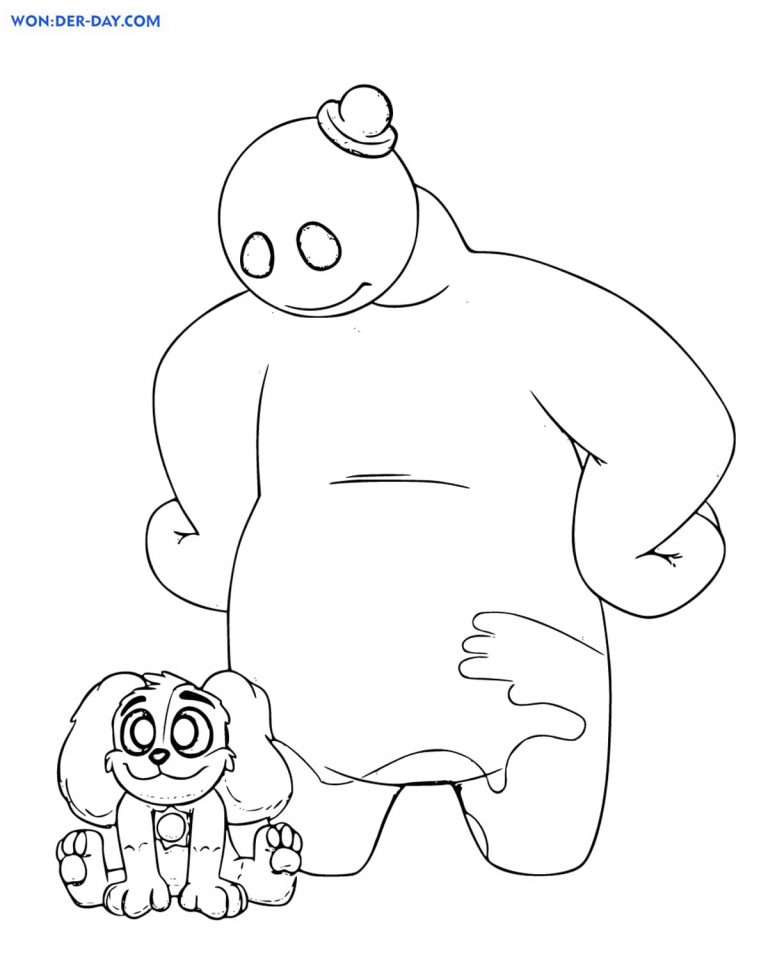 Doey the Doughman Coloring Pages | WONDER DAY