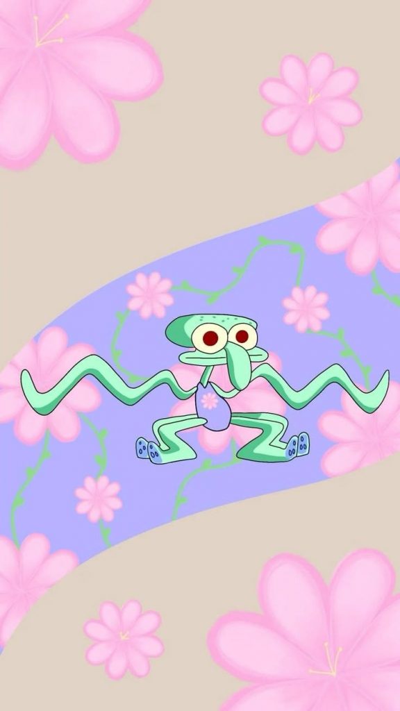 Squidward is dancing