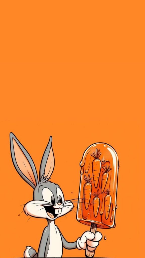 Bugs Bunny with Ice Cream