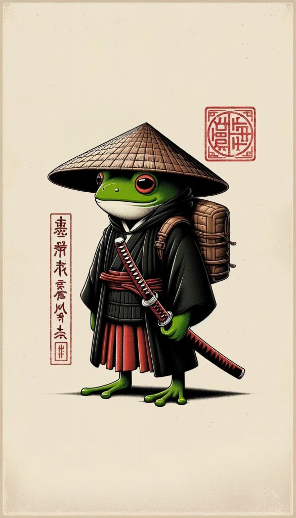 Samurai Frog