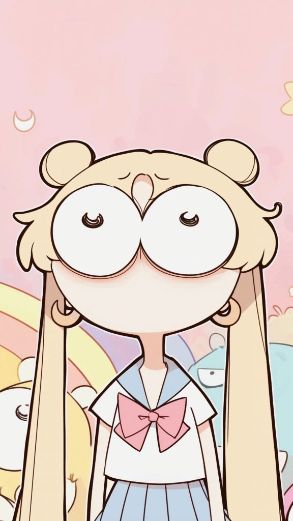 Sailor Moon with big eyes