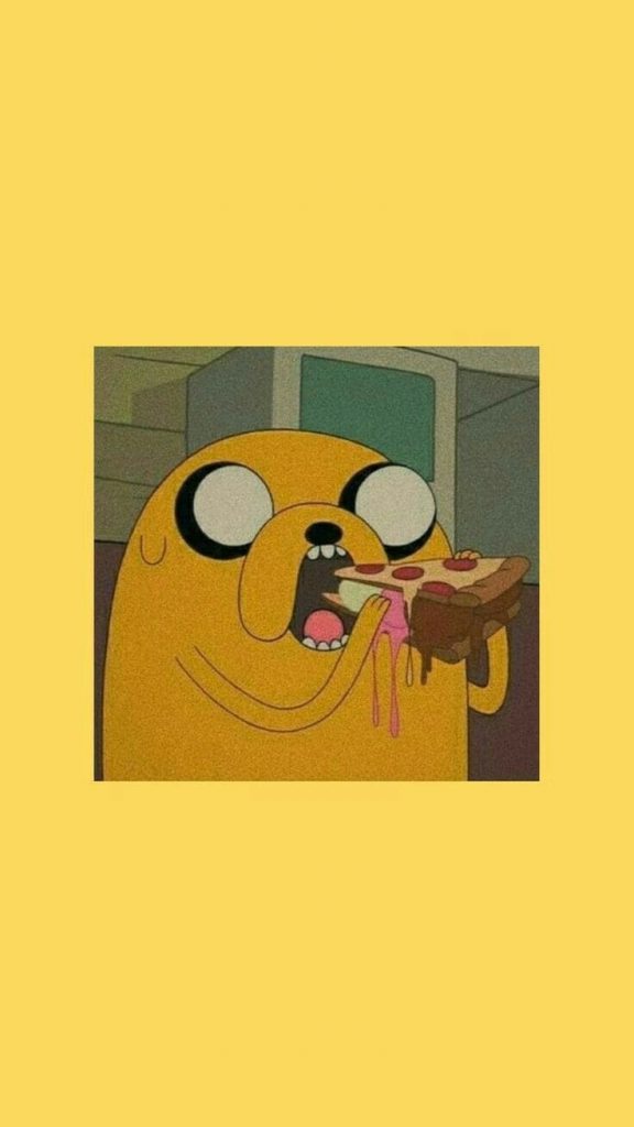 Jake with pizza