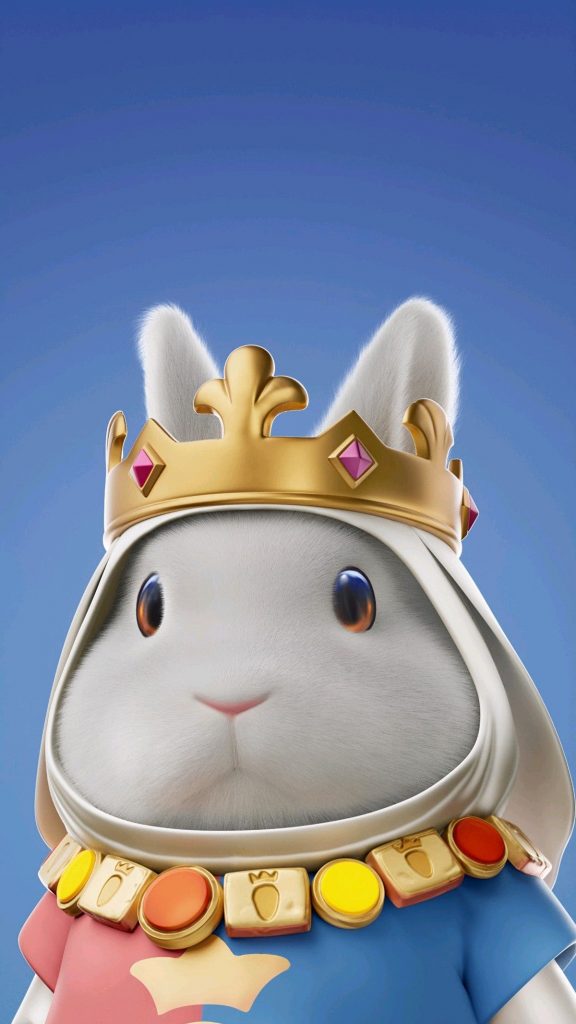 Rabbit in a crown