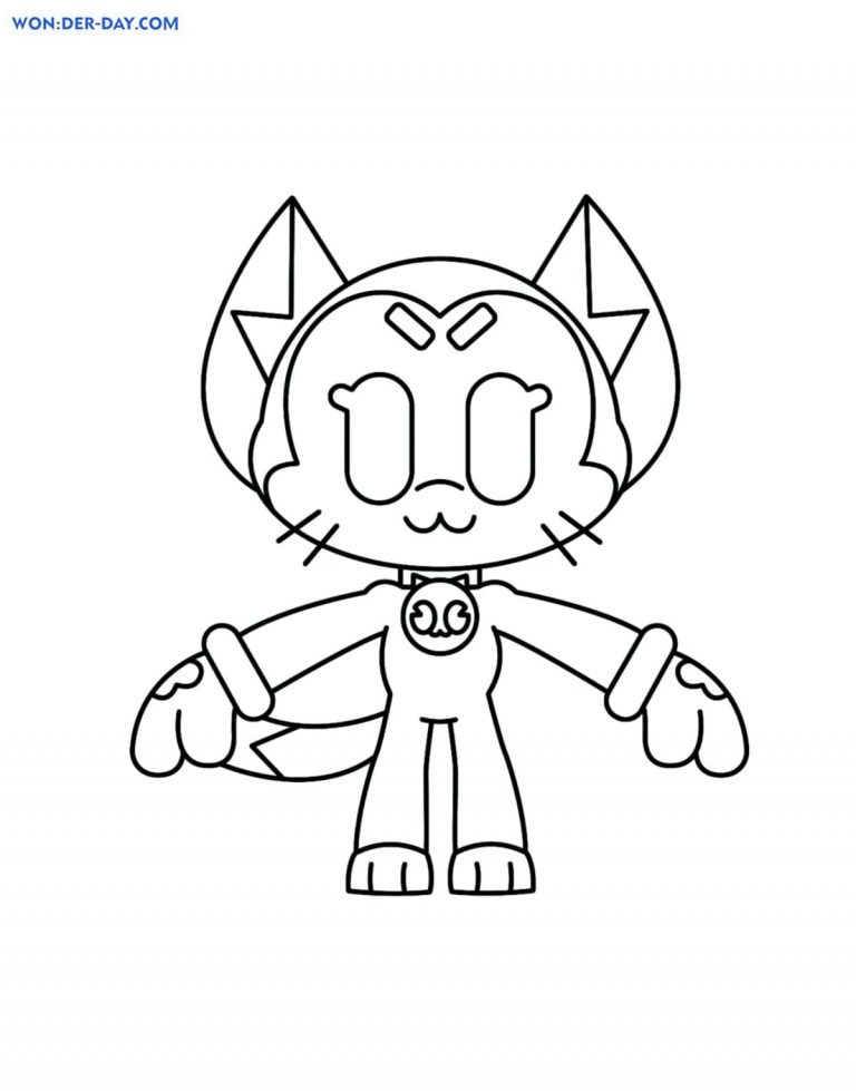 Kit Brawl Stars Coloring Pages | WONDER DAY