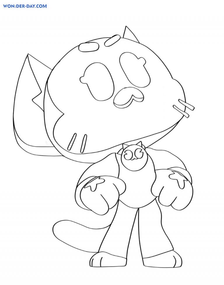 Kit Brawl Stars Coloring Pages | WONDER DAY