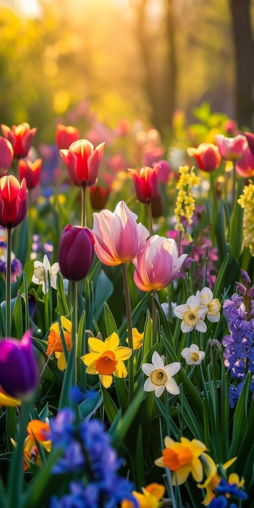 Tulips in a vase