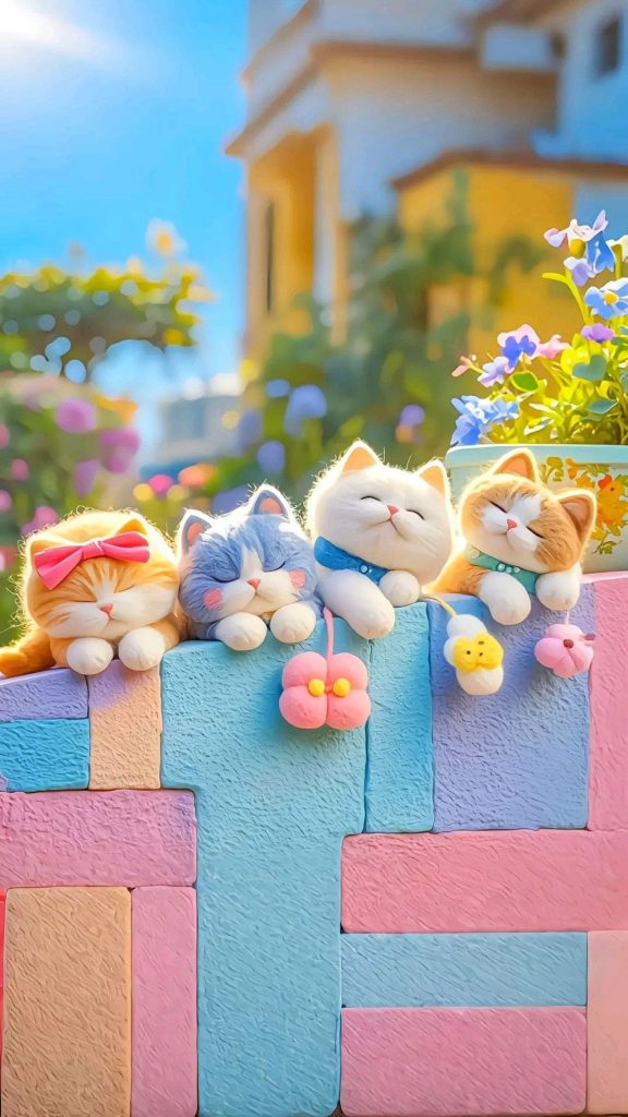 Cartoon kittens