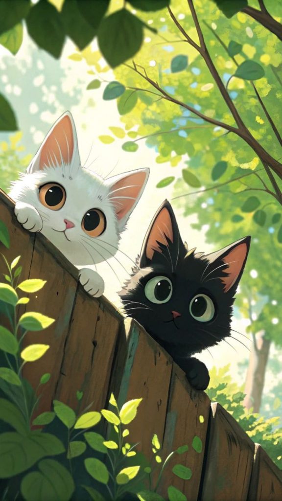 Cartoon kittens