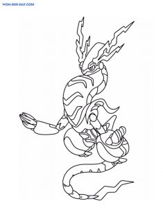 Miraidon Pokemon Coloring Pages | WONDER DAY
