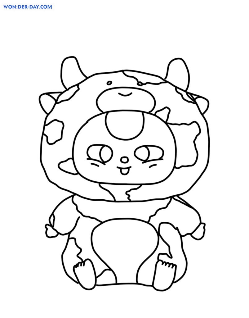 Baby Three Cow