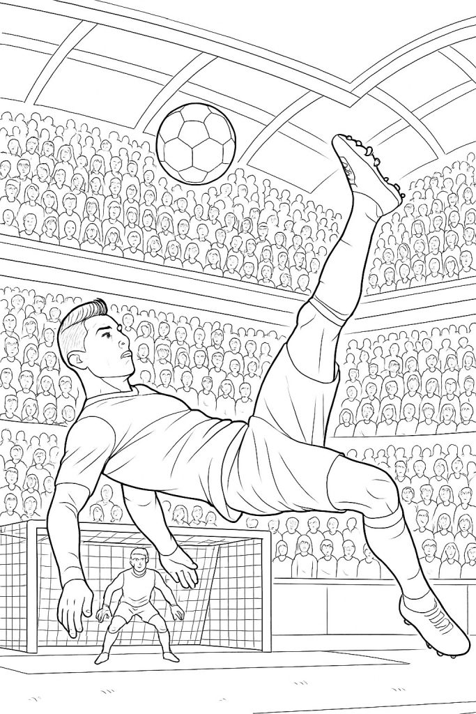 Cristiano Ronaldo scores a goal